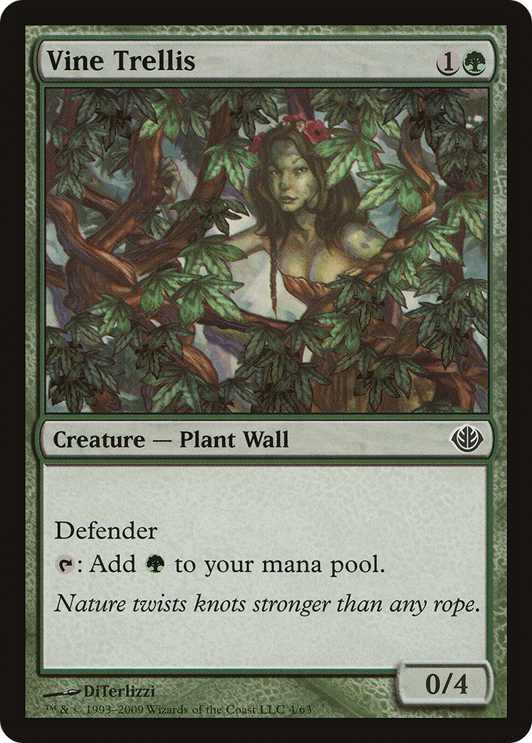Vine Trellis (DDD-004) [Misc] Duel Decks: Garruk vs. Liliana MTG Single Wizards of the Coast