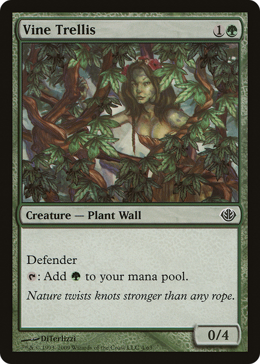 Vine Trellis (DDD-004) [Misc] Duel Decks: Garruk vs. Liliana MTG Single Wizards of the Coast