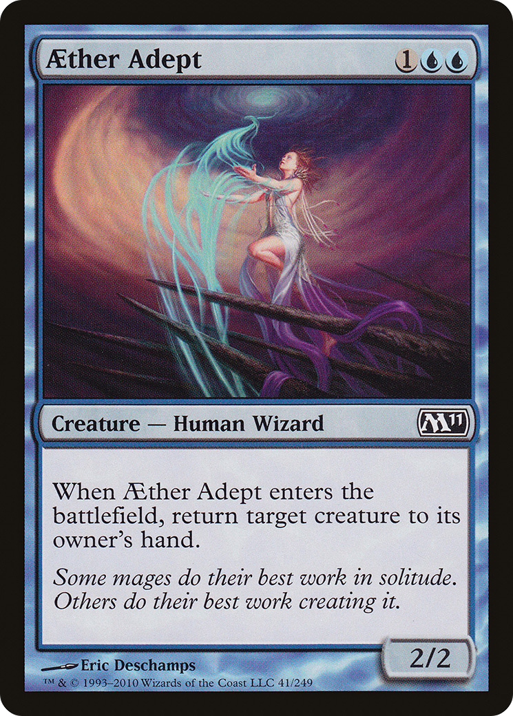 Aether Adept (M11-041) [Magic 2011] MTG Single Wizards of the Coast