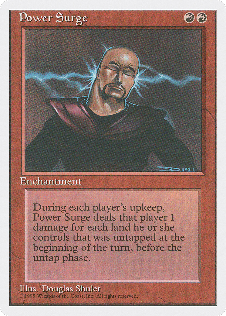 Power Surge (4ED-216) [Fourth Edition] MTG Single Wizards of the Coast