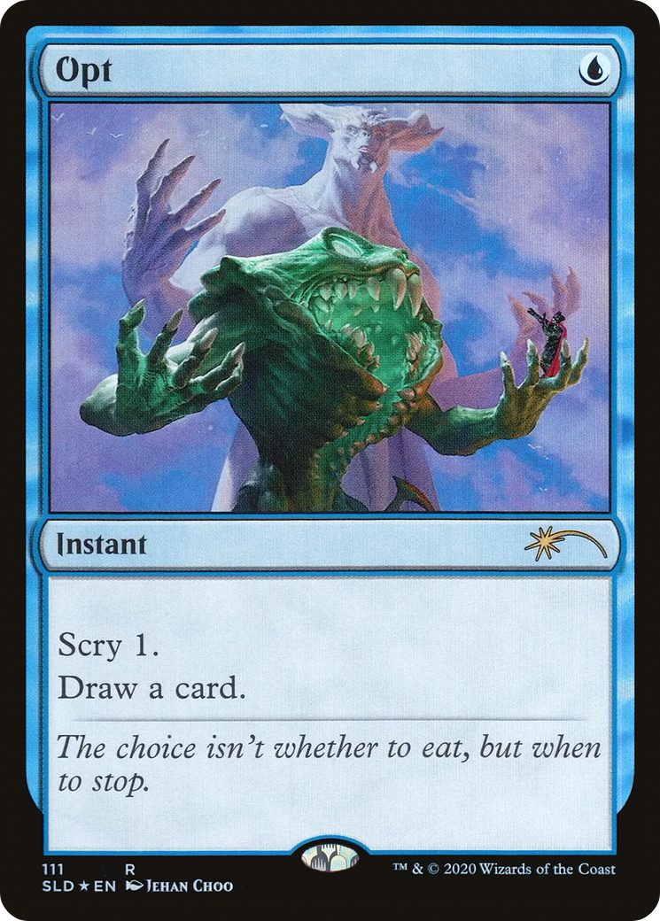 Opt (SLD-111) [Secret Lair] Drop MTG Single Wizards of the Coast