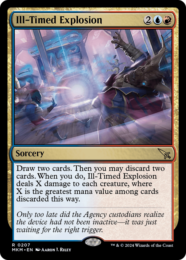 Ill-Timed Explosion (MKM-207) [Murders at Karlov Manor] Foil MTG Single Wizards of the Coast