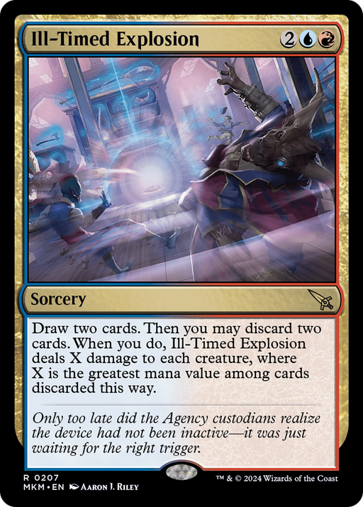 Ill-Timed Explosion (MKM-207) [Murders at Karlov Manor] Foil MTG Single Wizards of the Coast