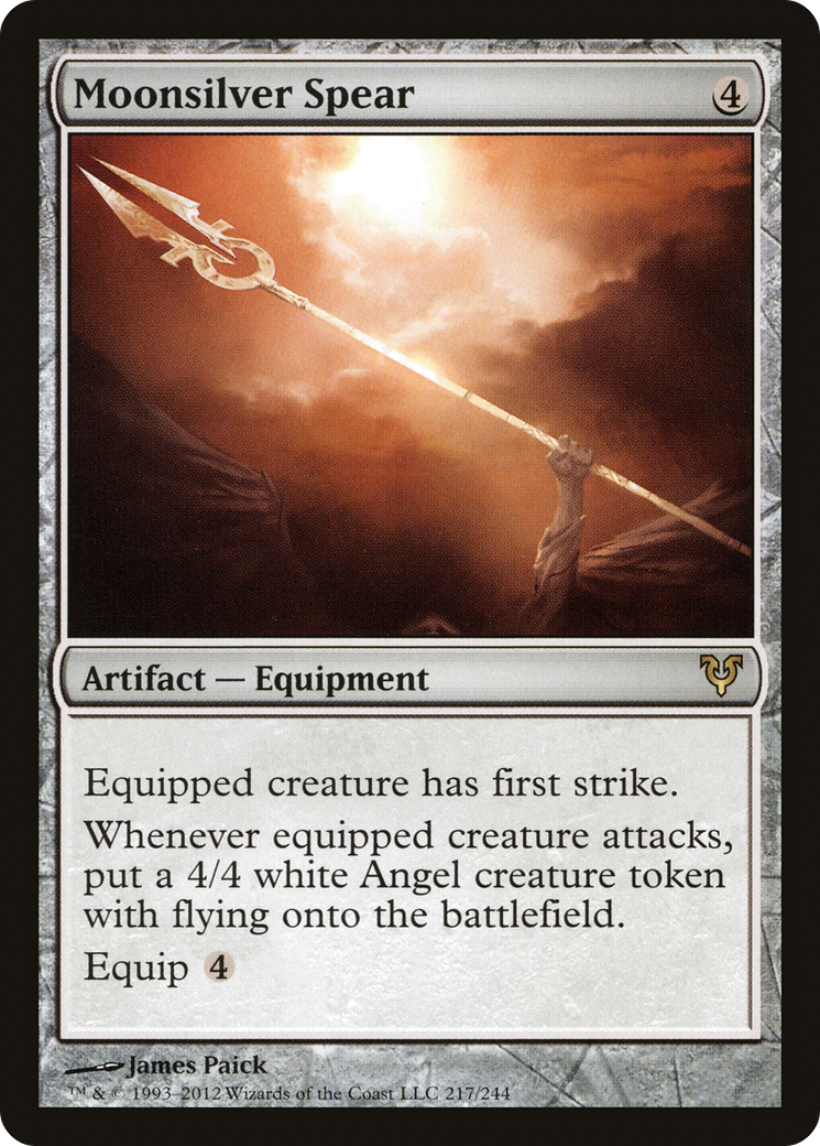 Moonsilver Spear [Avacyn Restored] MTG Single Magic: The Gathering   