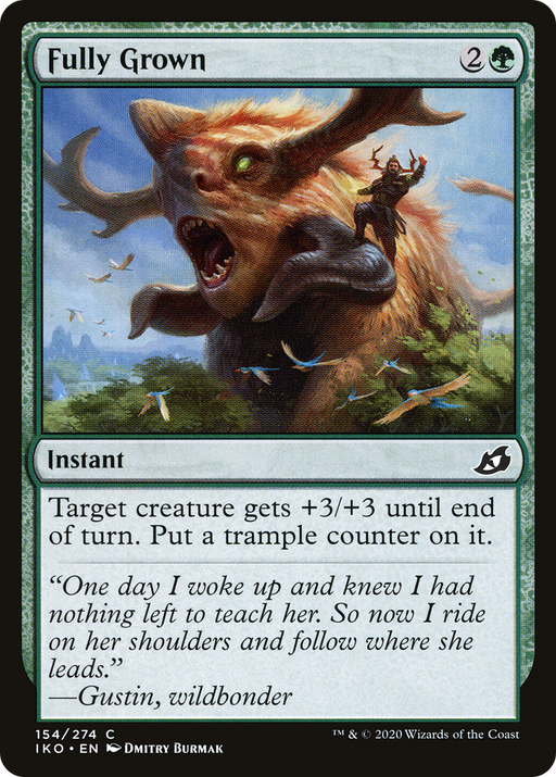 Fully Grown (IKO-154) [Ikoria: Lair of Behemoths] Foil MTG Single Wizards of the Coast