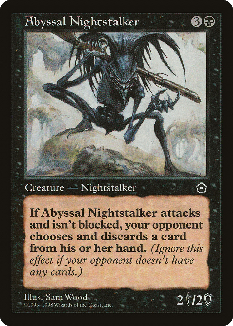 Abyssal Nightstalker (P02-) [Misc] Portal Second Age MTG Single Wizards of the Coast