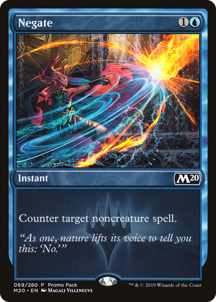 Negate (PPM20-069) [Core Set 2020 Promos] Foil MTG Single Wizards of the Coast
