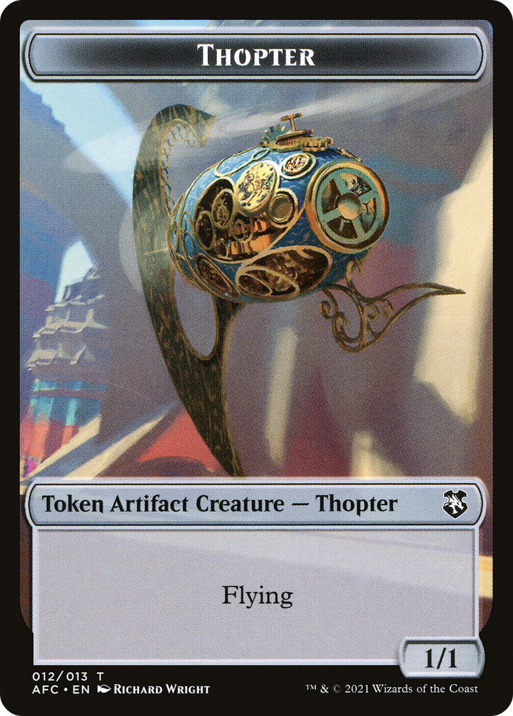 Thopter (TAFC-012) [Tokens] Forgotten Realms Commander Tokens MTG Single Wizards of the Coast