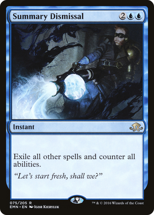Summary Dismissal (EMN-075) [Eldritch Moon] MTG Single Wizards of the Coast