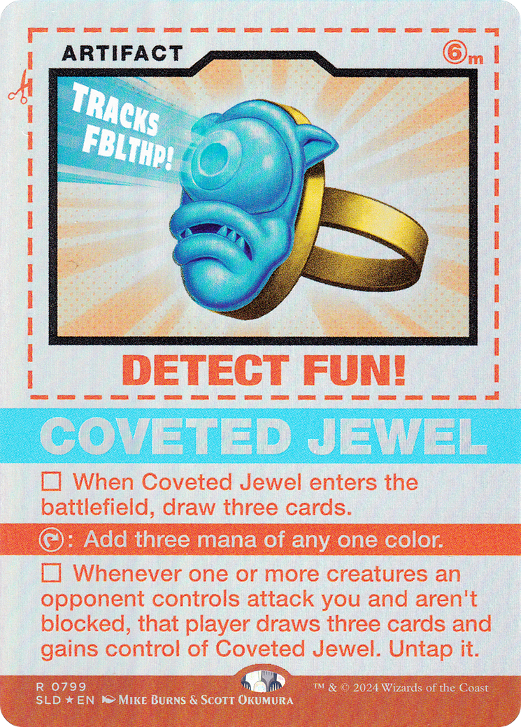 Coveted Jewel (SLD-799) [Secret Lair] Drop (Borderless) Foil MTG Single Wizards of the Coast