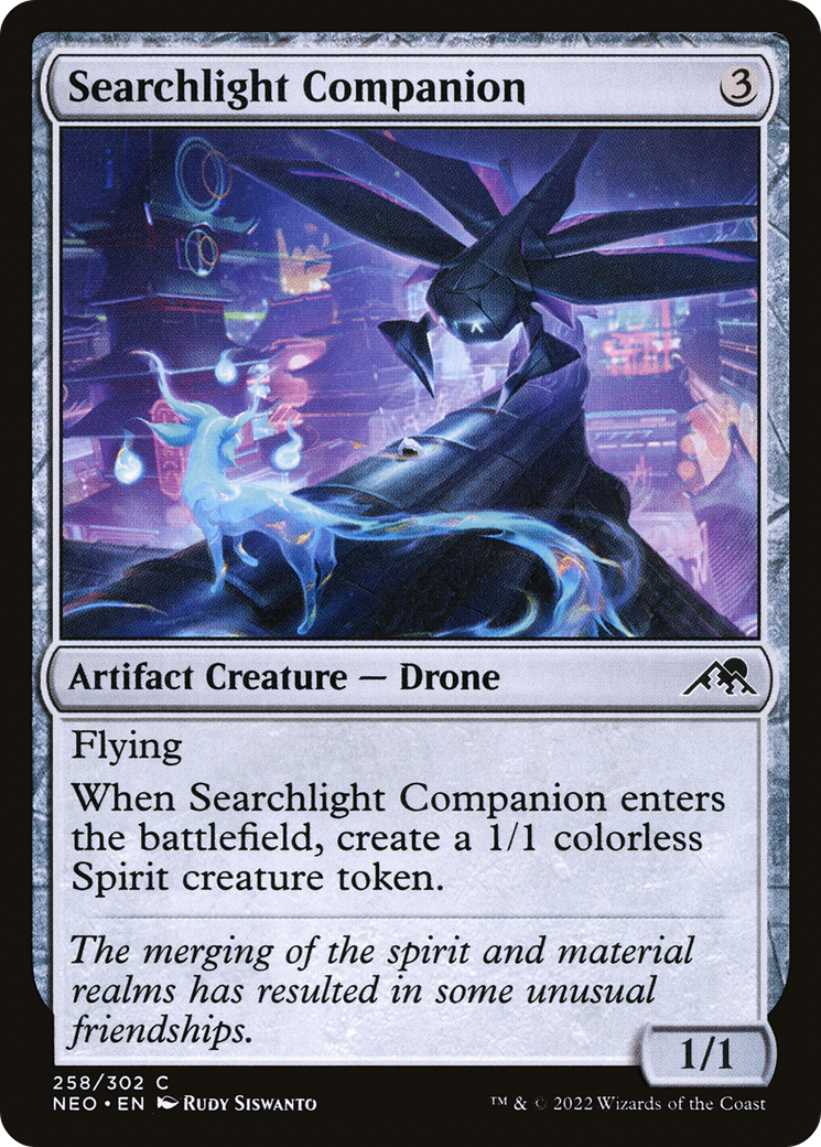 Searchlight Companion (NEO-258) [Kamigawa: Neon Dynasty] MTG Single Wizards of the Coast