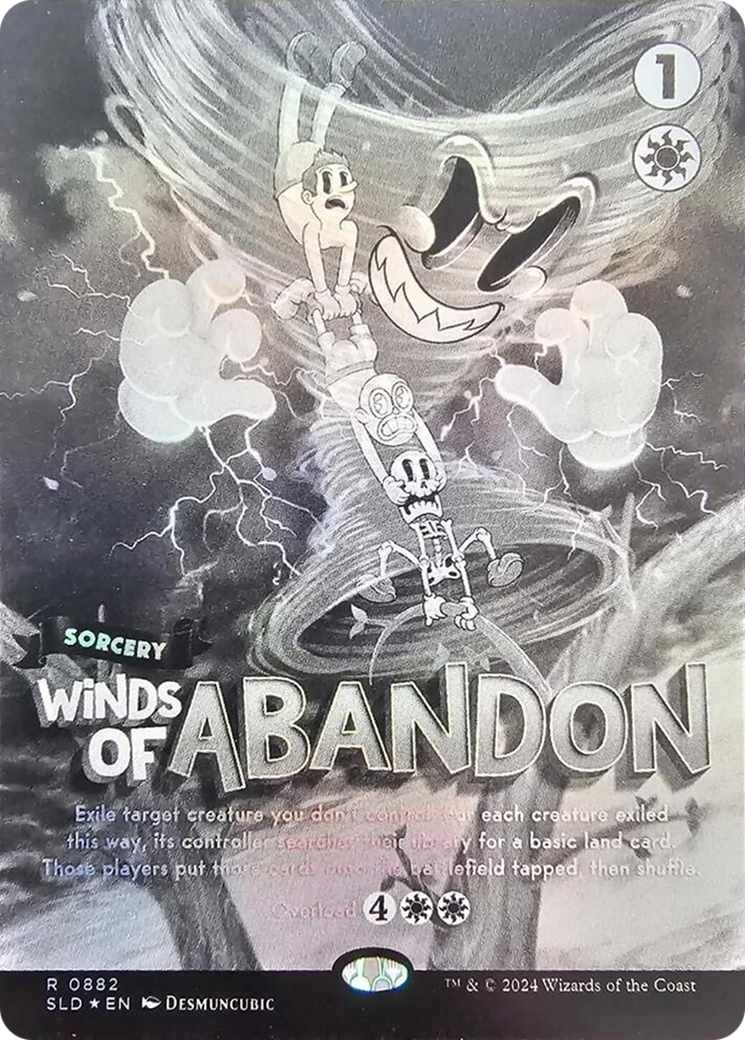 Winds of Abandon (SLD-882) [Secret Lair] Drop (Borderless) Foil MTG Single Wizards of the Coast