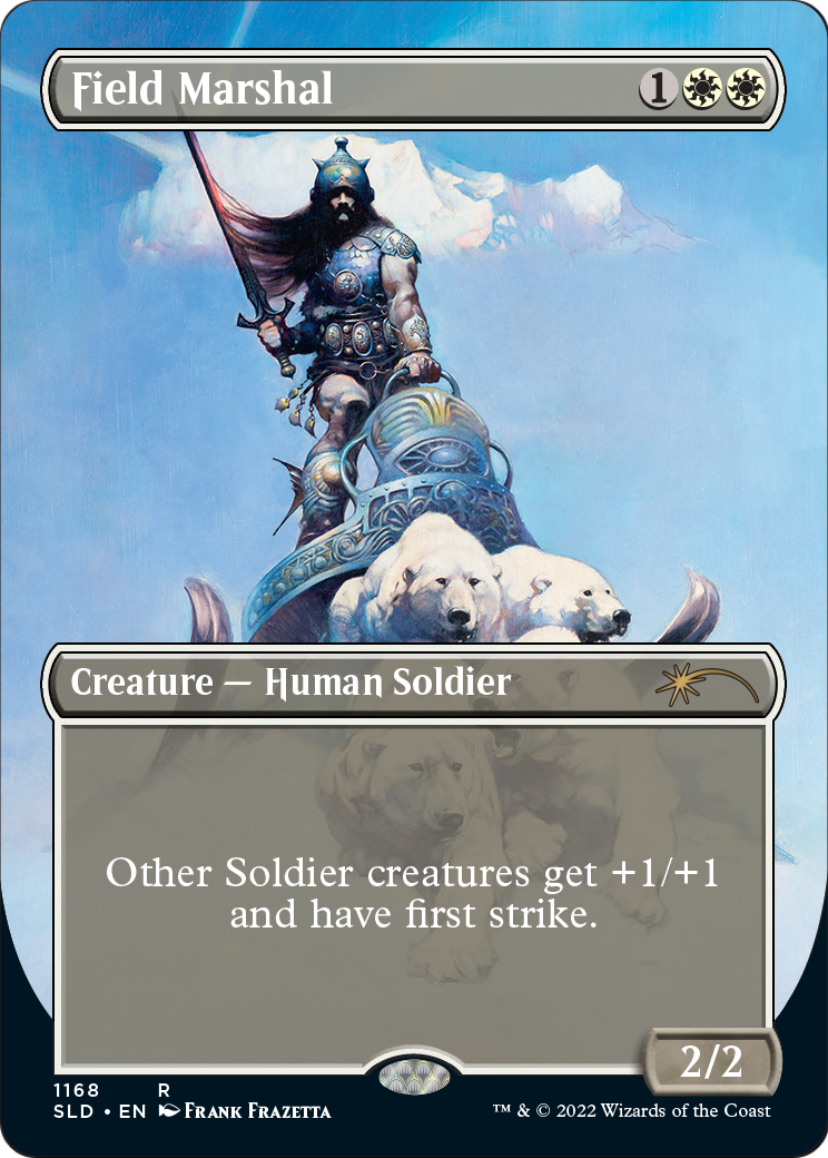 Field Marshal (SLD-1168) [Secret Lair] Drop (Borderless) MTG Single Wizards of the Coast