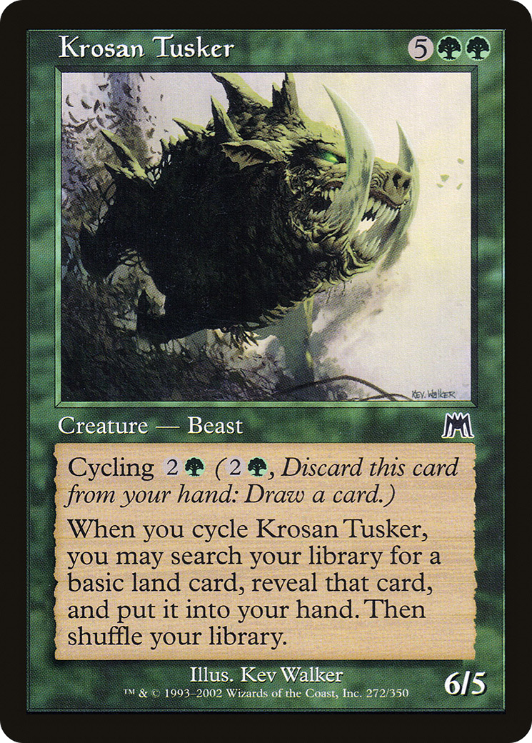 Krosan Tusker [Onslaught] MTG Single Magic: The Gathering