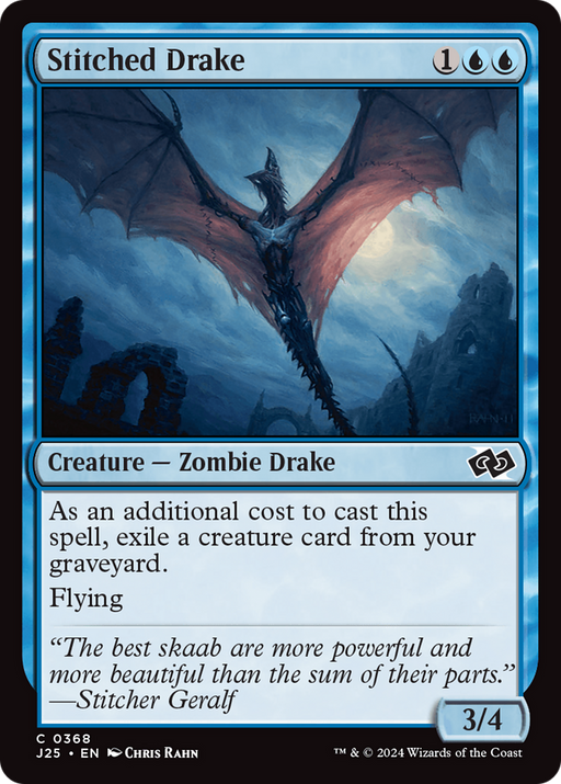 Stitched Drake (J25-368) [Foundations Jumpstart] MTG Single Wizards of the Coast