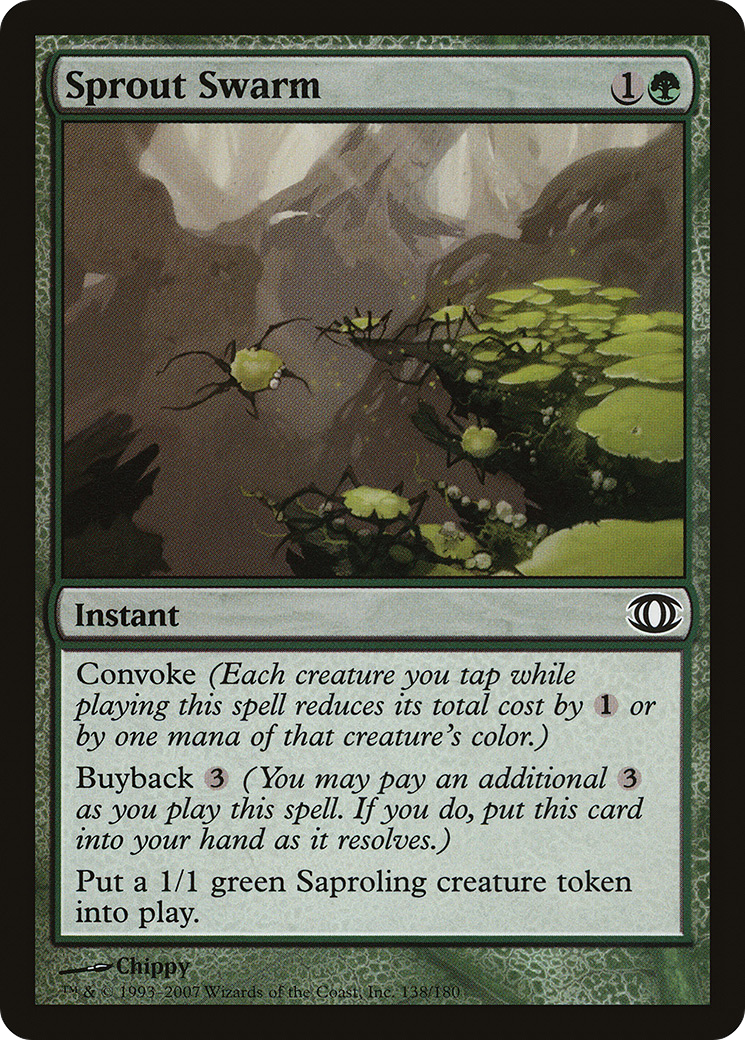 Sprout Swarm (FUT-138) [Future Sight] Foil MTG Single Wizards of the Coast