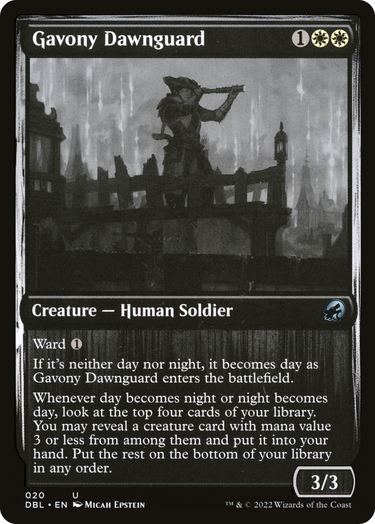 Gavony Dawnguard (DBL-020) [Innistrad: Double Feature] MTG Single Wizards of the Coast