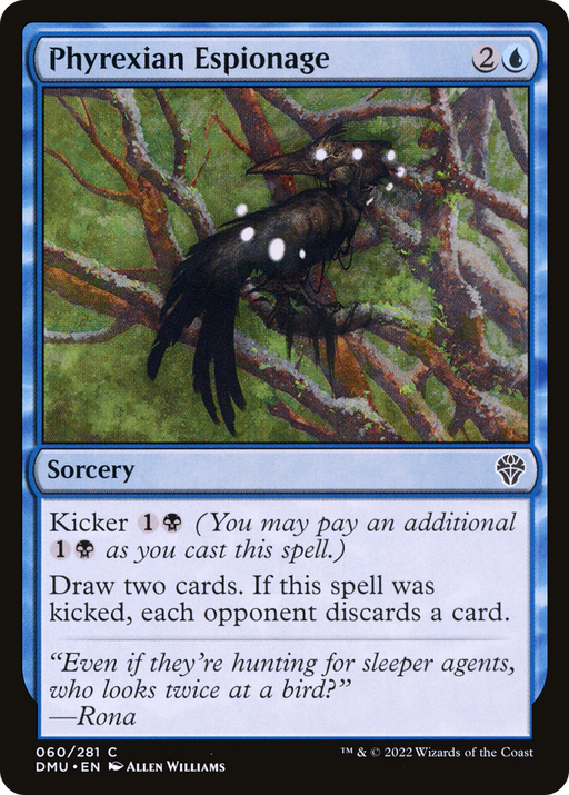 Phyrexian Espionage (DMU-060) [Dominaria United] Foil MTG Single Wizards of the Coast