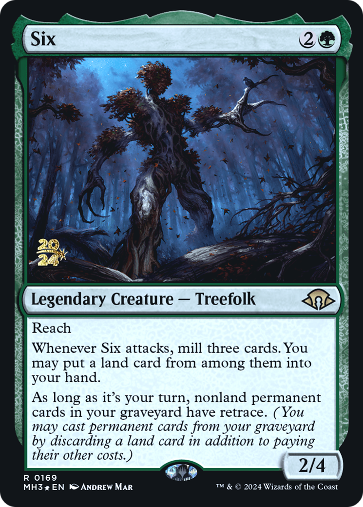 Six (PRE-169) [Modern Horizons 3 Promos] Foil MTG Single Wizards of the Coast
