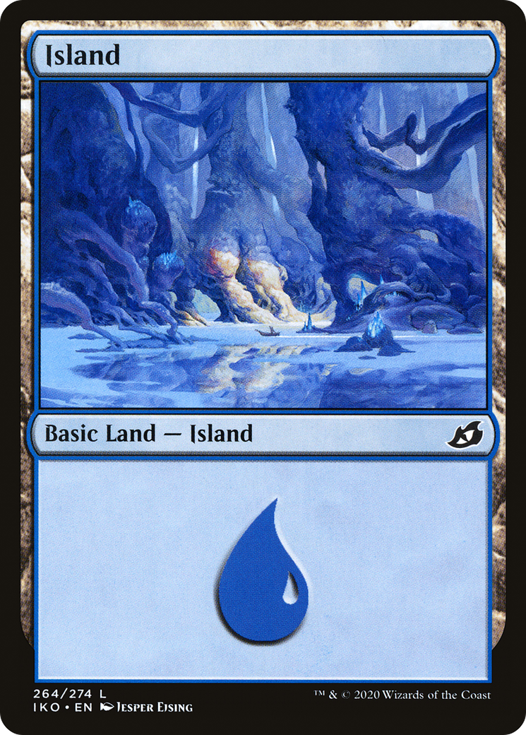 Island (IKO-264) [Ikoria: Lair of Behemoths] MTG Single Wizards of the Coast