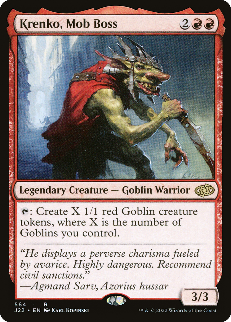 Krenko, Mob Boss (J22-564) [Jumpstart 2022] MTG Single Wizards of the Coast