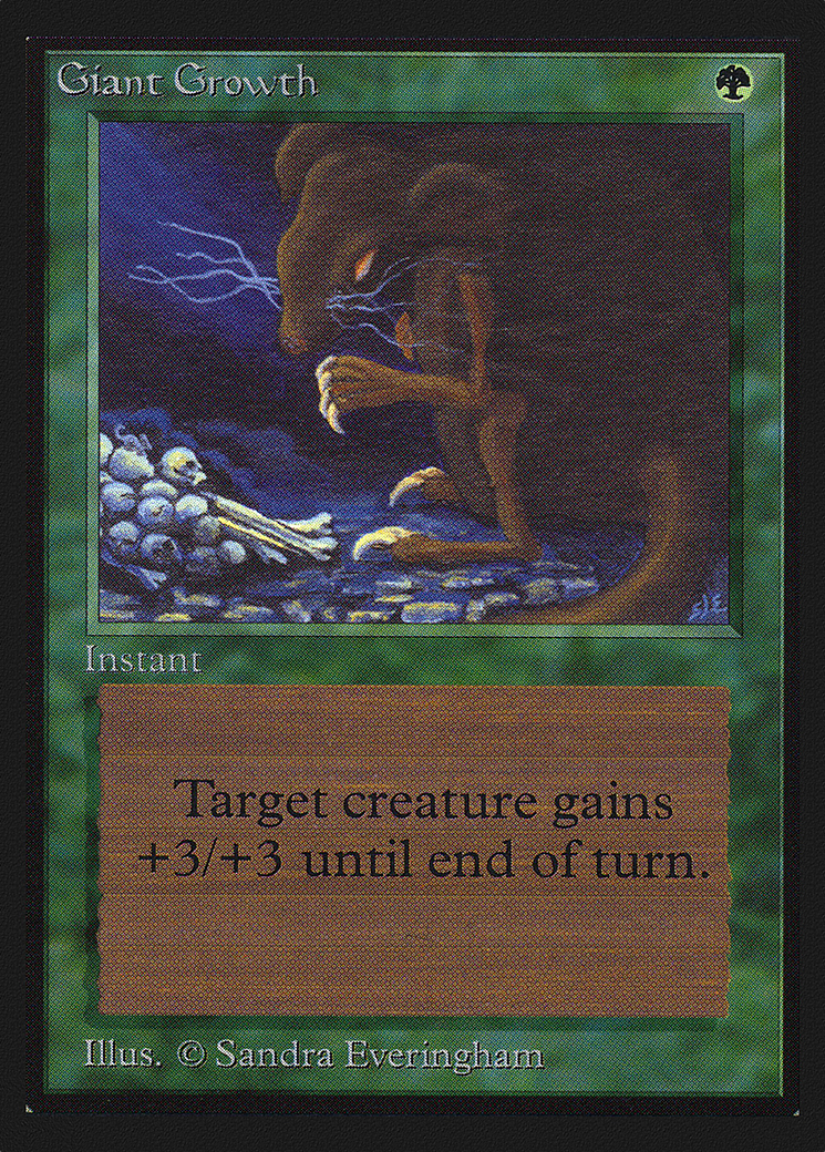 Giant Growth (IE) (IED-) [Intl. Collectors' Edition] MTG Single Wizards of the Coast