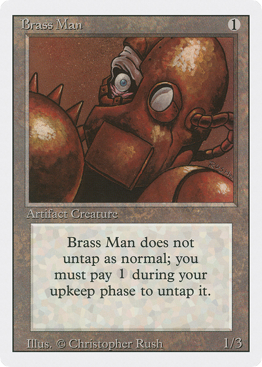 Brass Man (3ED-238) [Revised Edition] MTG Single Wizards of the Coast