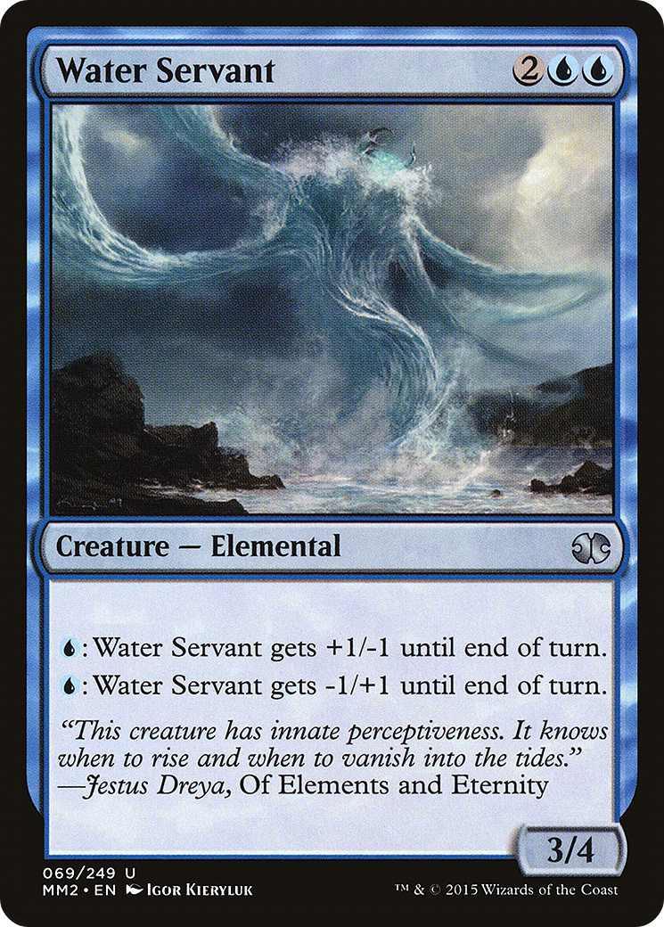 Water Servant (MM2-069) [Modern Masters 2015] MTG Single Modern Masters 2015