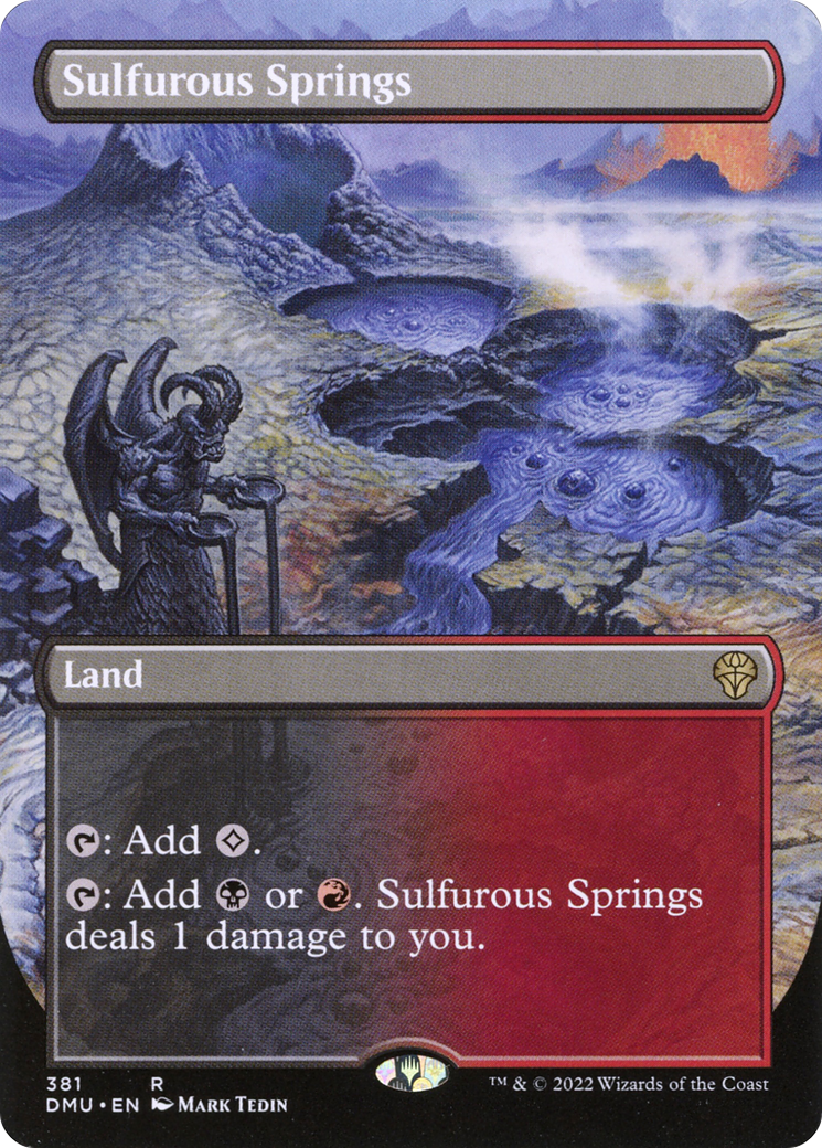 Sulfurous Springs (DMU-381) [Dominaria United] (Borderless) MTG Single Wizards of the Coast