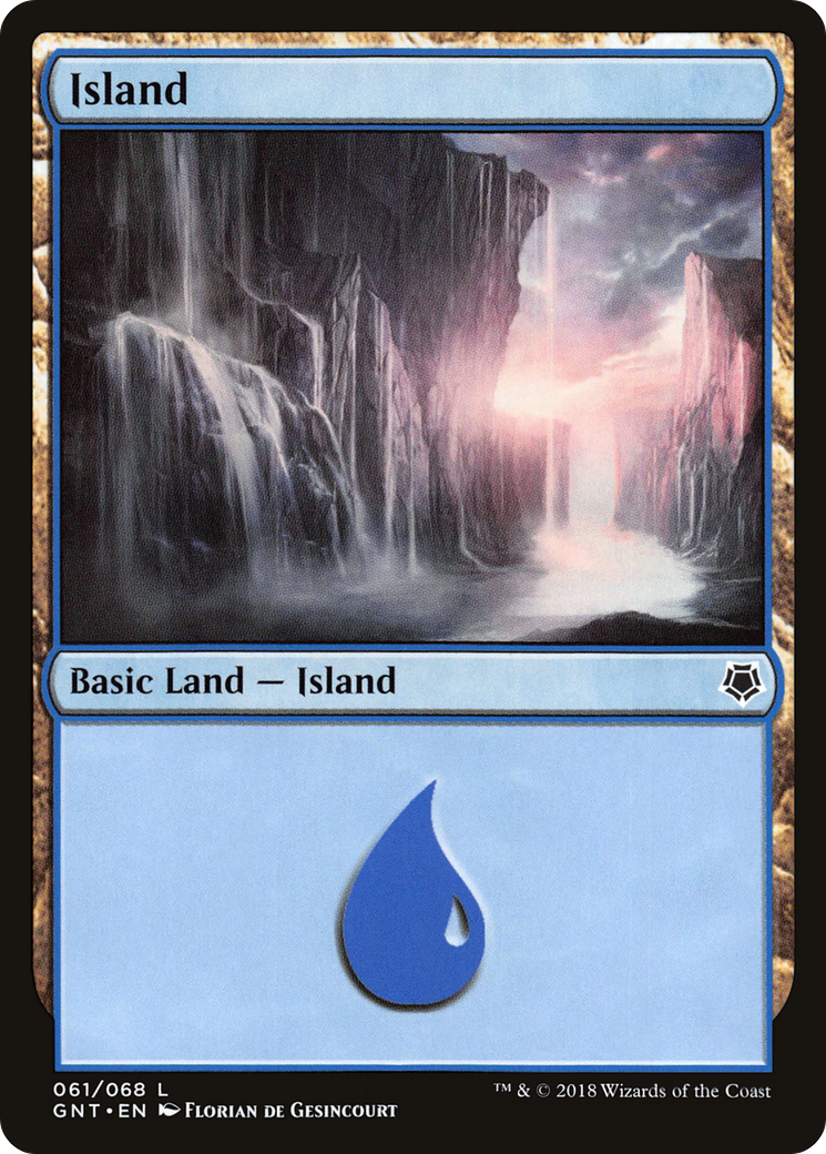 Island (61) (GNT-061) [Misc] Game Night MTG Single Wizards of the Coast