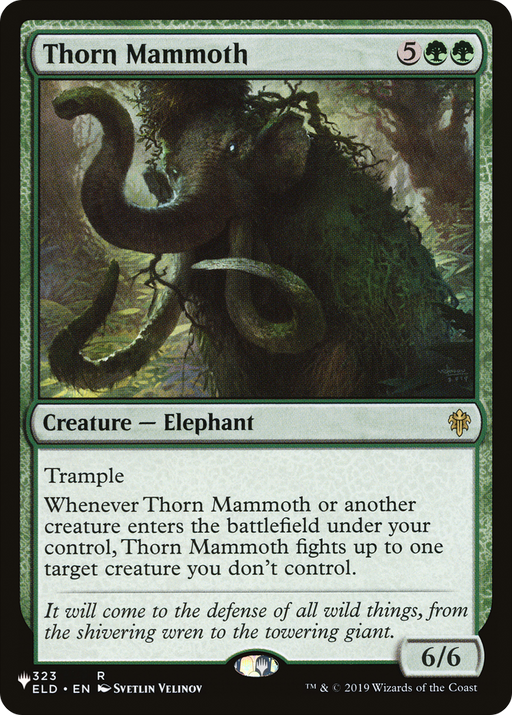 Thorn Mammoth (LIST-323/269) [Mystery Booster] The List MTG Single Wizards of the Coast