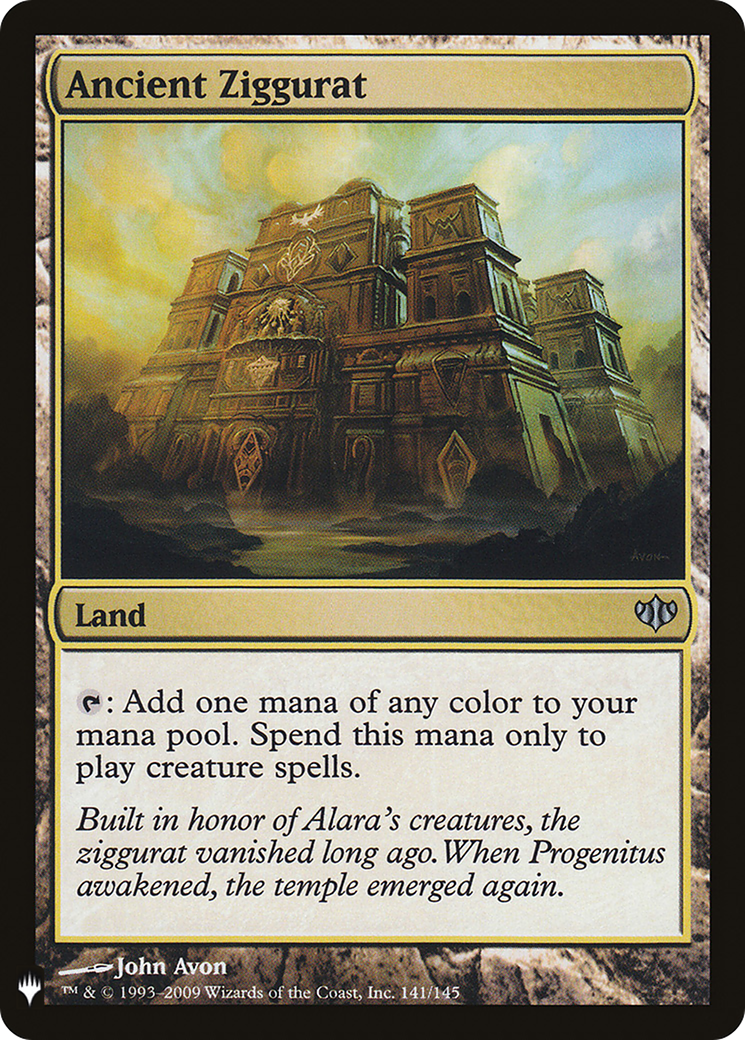 Ancient Ziggurat (LIST-141) [Mystery Booster] The List MTG Single Wizards of the Coast