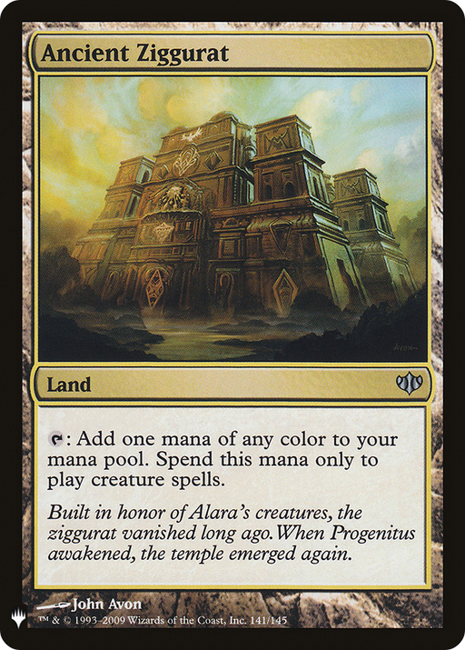 Ancient Ziggurat (LIST-141) [Mystery Booster] The List MTG Single Wizards of the Coast