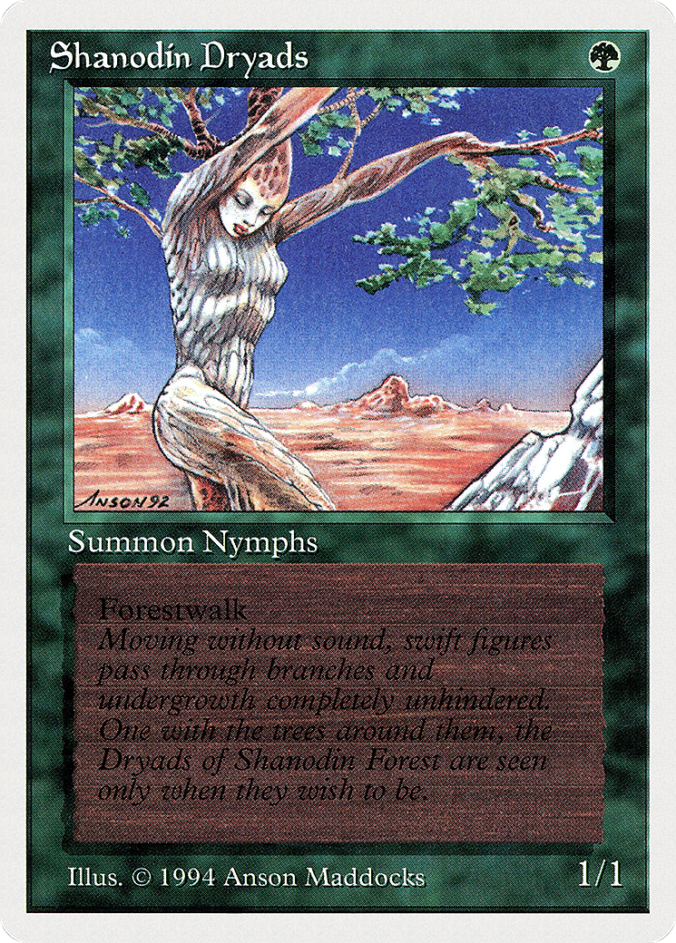 Shanodin Dryads (SUM-216) [Misc] Summer Magic / Edgar MTG Single Wizards of the Coast