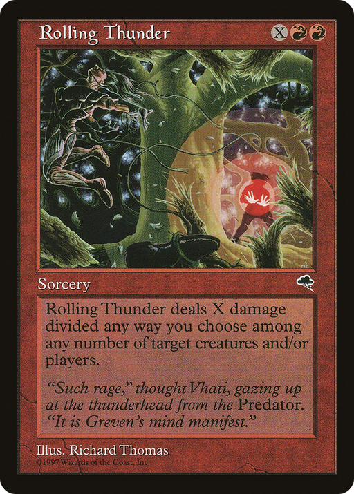 Rolling Thunder (TMP-198) [Tempest] MTG Single Wizards of the Coast
