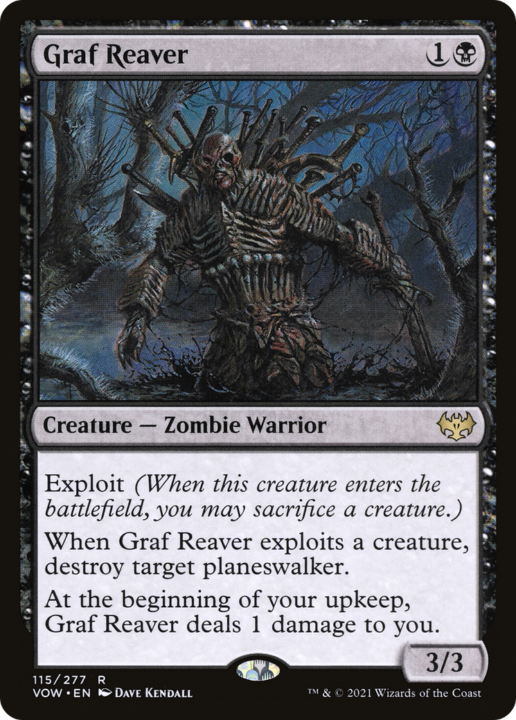 Graf Reaver (VOW-115) [Innistrad: Crimson Vow] Foil MTG Single Wizards of the Coast