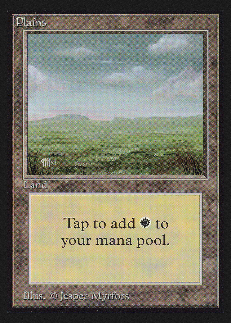 Plains (IED-290) [Intl. Collectors' Edition] MTG Single Wizards of the Coast
