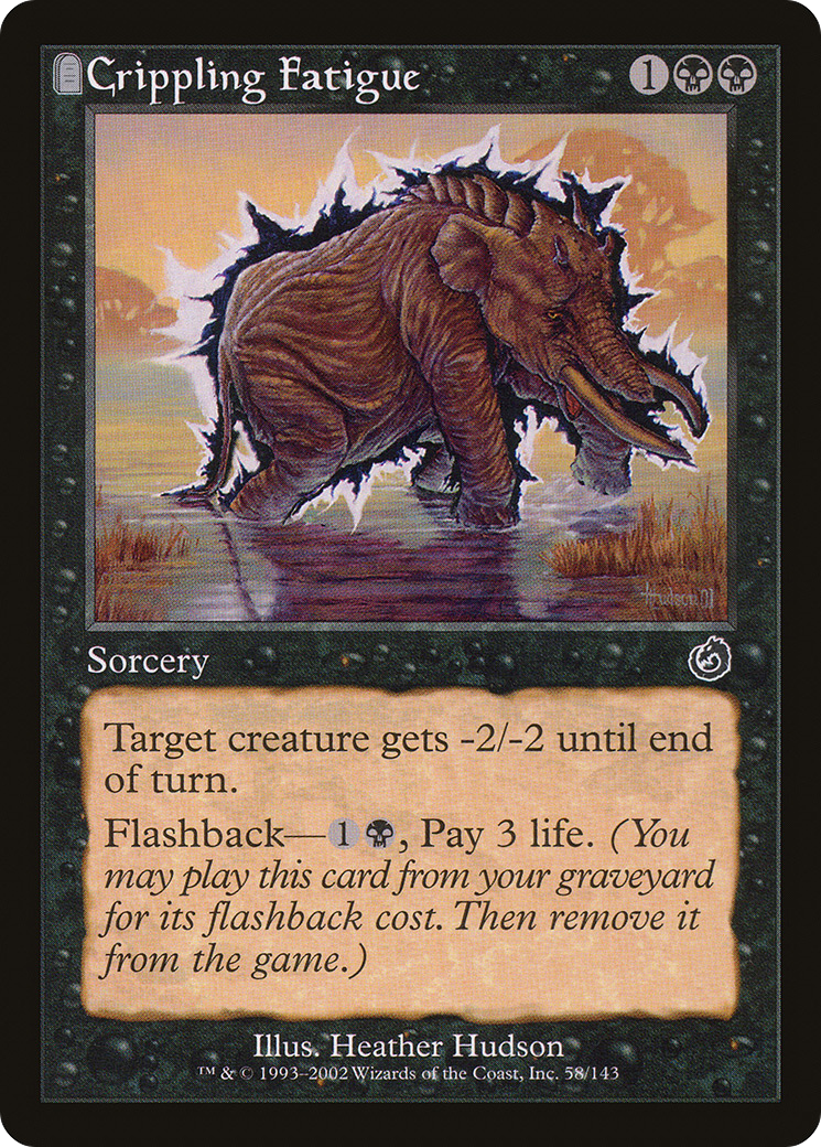 Crippling Fatigue (TOR-058) [Torment] MTG Single Wizards of the Coast