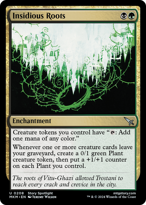 Insidious Roots (MKM-208) [Murders at Karlov Manor] Foil MTG Single Wizards of the Coast