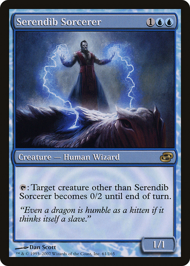Serendib Sorcerer (PLC-061) [Planar Chaos] (colorshifted) MTG Single Wizards of the Coast