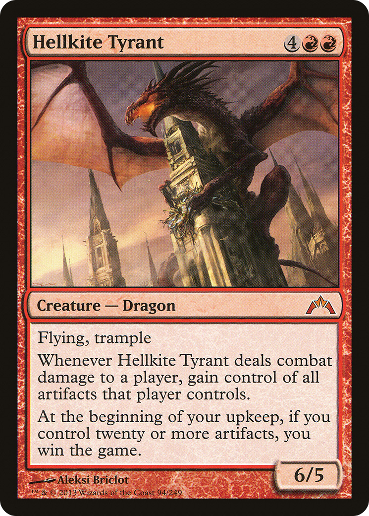 Hellkite Tyrant (GTC-094) [Gatecrash] MTG Single Wizards of the Coast