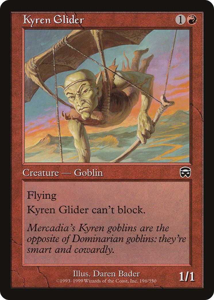 Kyren Glider (MMQ-196) [Mercadian Masques] Foil MTG Single Wizards of the Coast