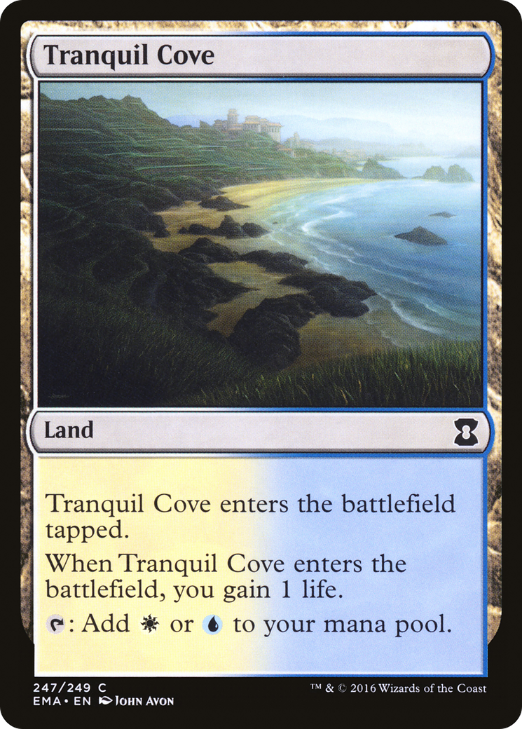 Tranquil Cove (EMA-247) [Eternal Masters] Foil MTG Single Wizards of the Coast