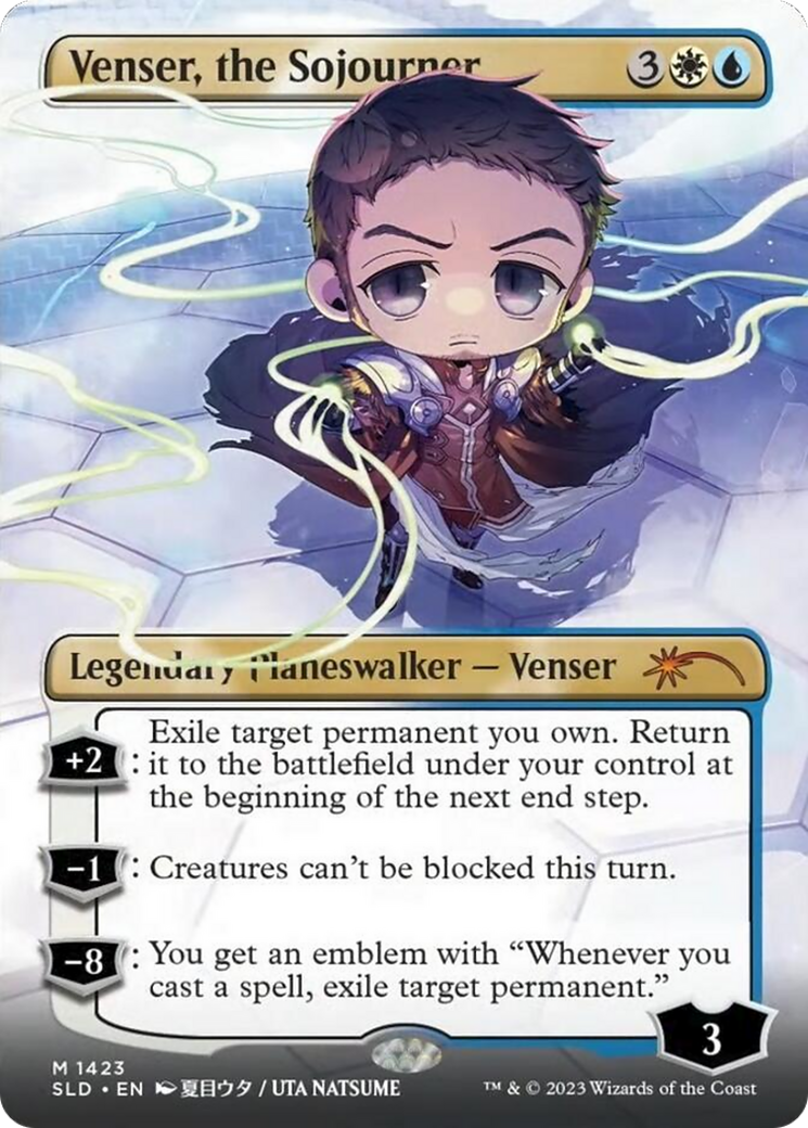Venser, the Sojourner (Rainbow Foil) (SLD-1423) [Secret Lair Drop] Foil