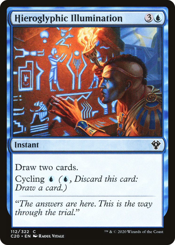 Hieroglyphic Illumination (C20-112) [Commander 2020] MTG Single Wizards of the Coast