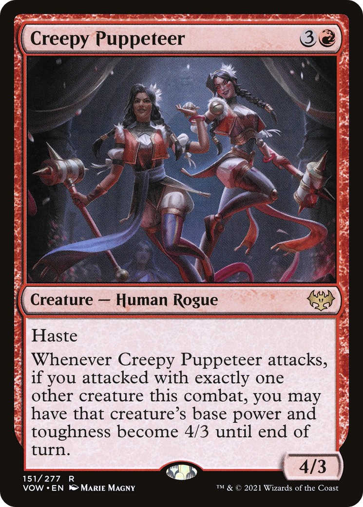 Creepy Puppeteer (VOW-151) [Innistrad: Crimson Vow] MTG Single Wizards of the Coast