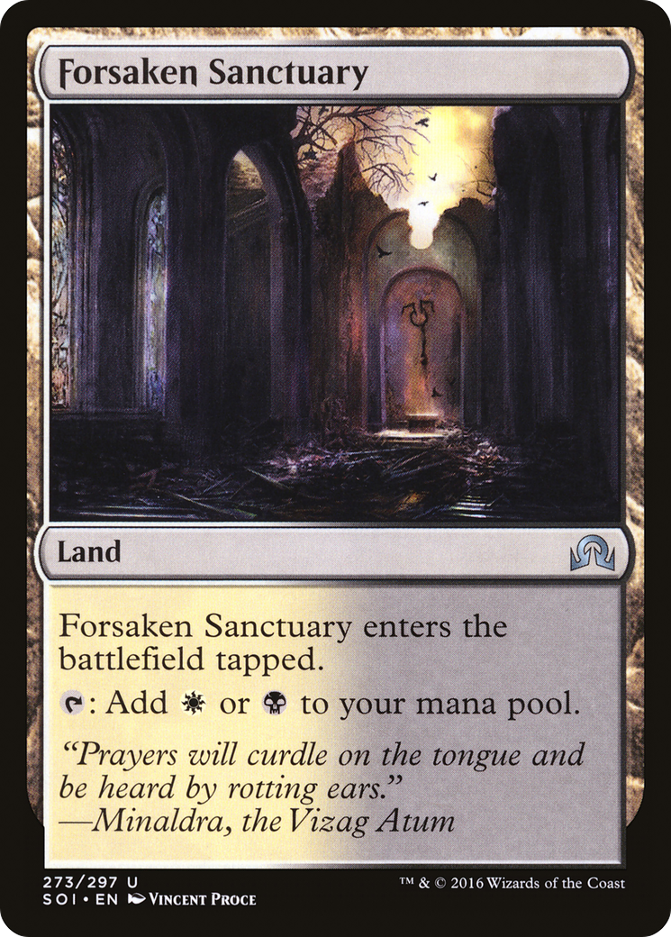 Forsaken Sanctuary (SOI-273) [Shadows over Innistrad] Foil MTG Single Wizards of the Coast
