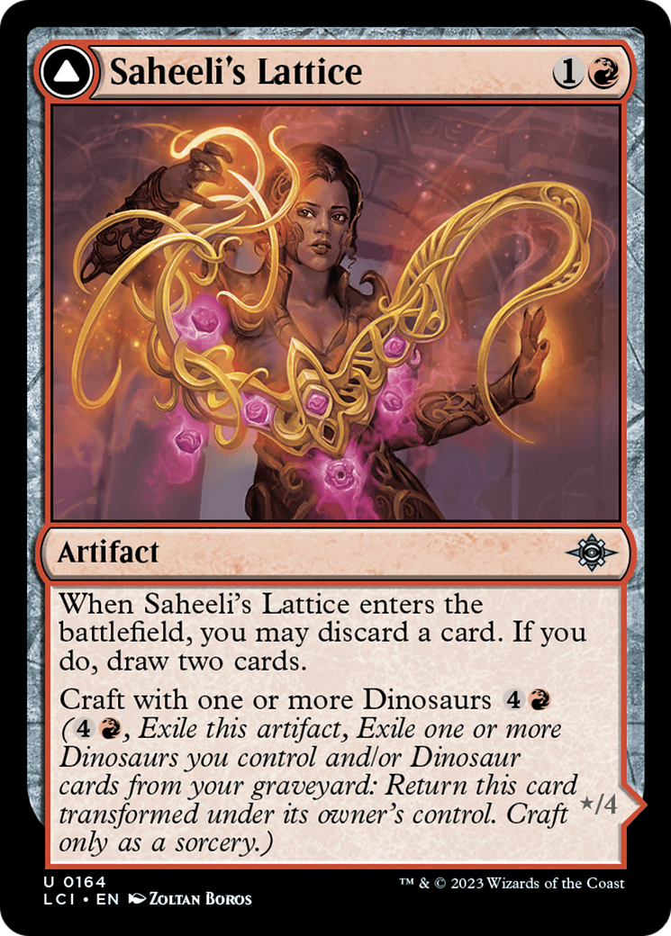 Saheeli's Lattice (LCI-164) [The Lost Caverns of Ixalan] Foil MTG Single Wizards of the Coast