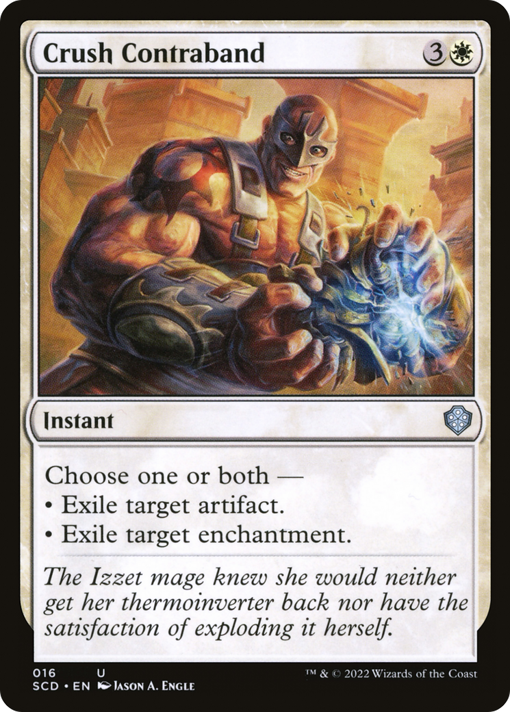 Crush Contraband (SCD-016) [Starter Commander Decks] MTG Single Wizards of the Coast