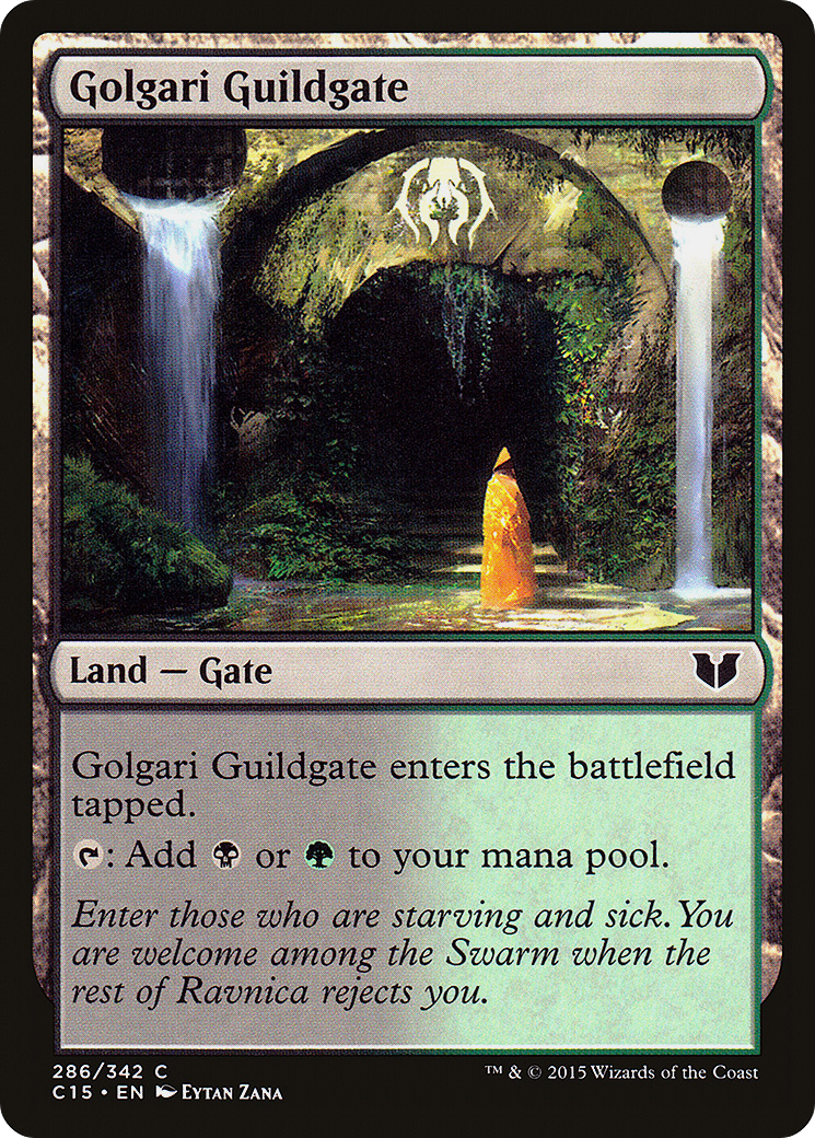 Golgari Guildgate (C15-286) [Commander 2015] MTG Single Wizards of the Coast